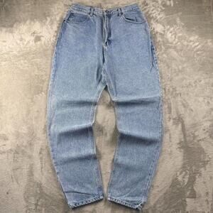 Vintage Bugle Boy Jeans Women’s 14 Fits 30–31 Waist Light Blue High Rise Tapered